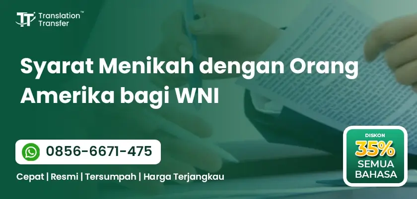 Syarat Menikah dengan Orang Amerika bagi WNI