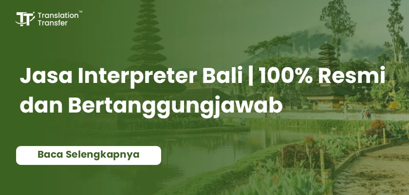 jasa interpreter bali