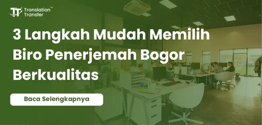 biro penerjemah bogor
