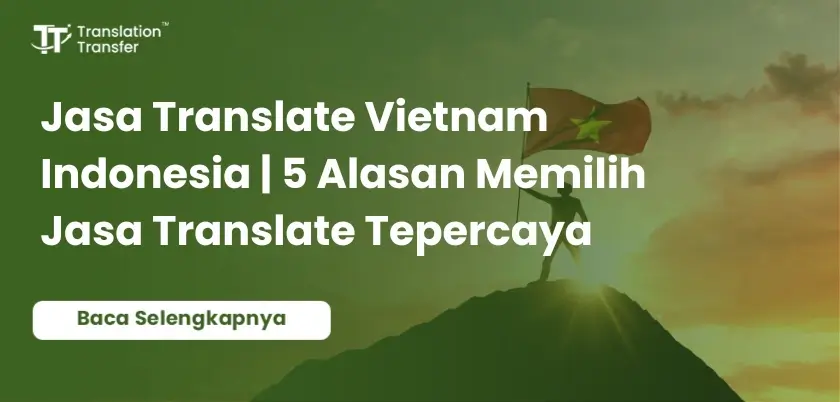 Jasa translate Vietnam Indonesia