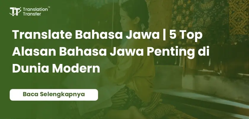translate bahasa jawa