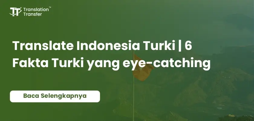 Translate Indonesia Turki