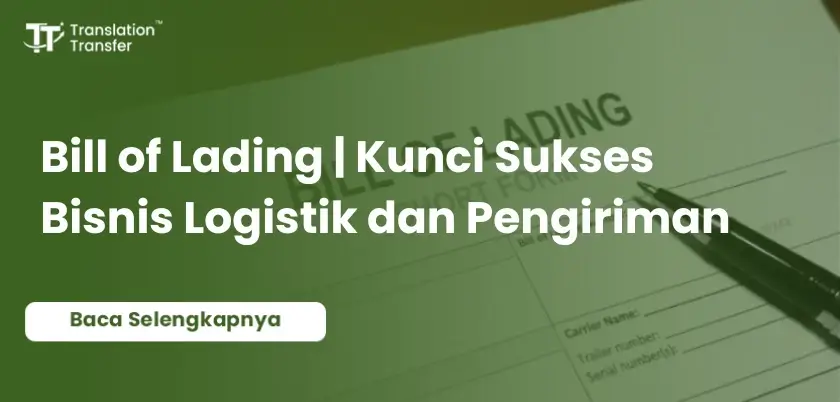 bill of lading