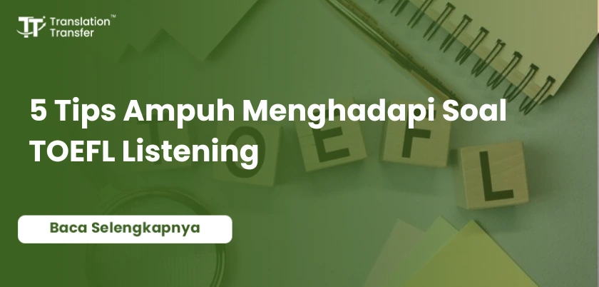 soal toefl listening