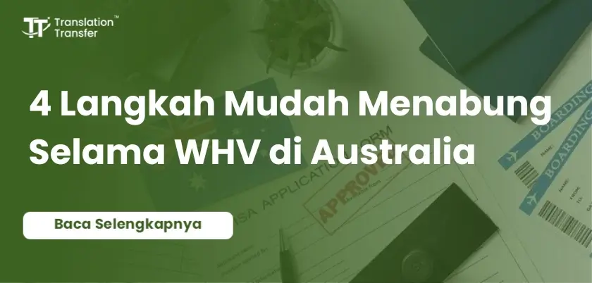 4 Langkah Mudah Menabung Selama WHV di Australia Anggaran Bulanan Freelance Hemat Promo dan Diskon