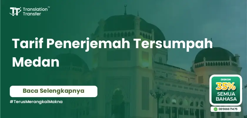 tarif penerjemah tersumpah medan