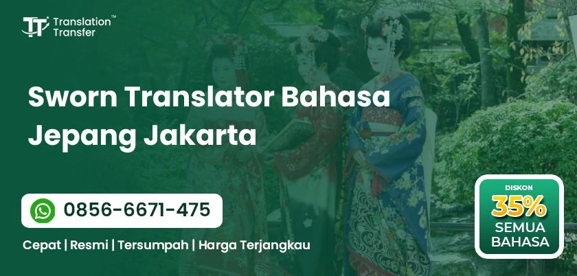 Sworn Translator Bahasa Jepang Jakarta