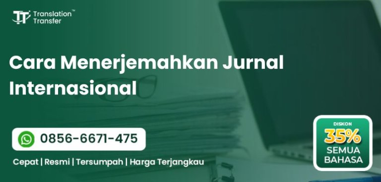 Cara Menerjemahkan Jurnal Internasional