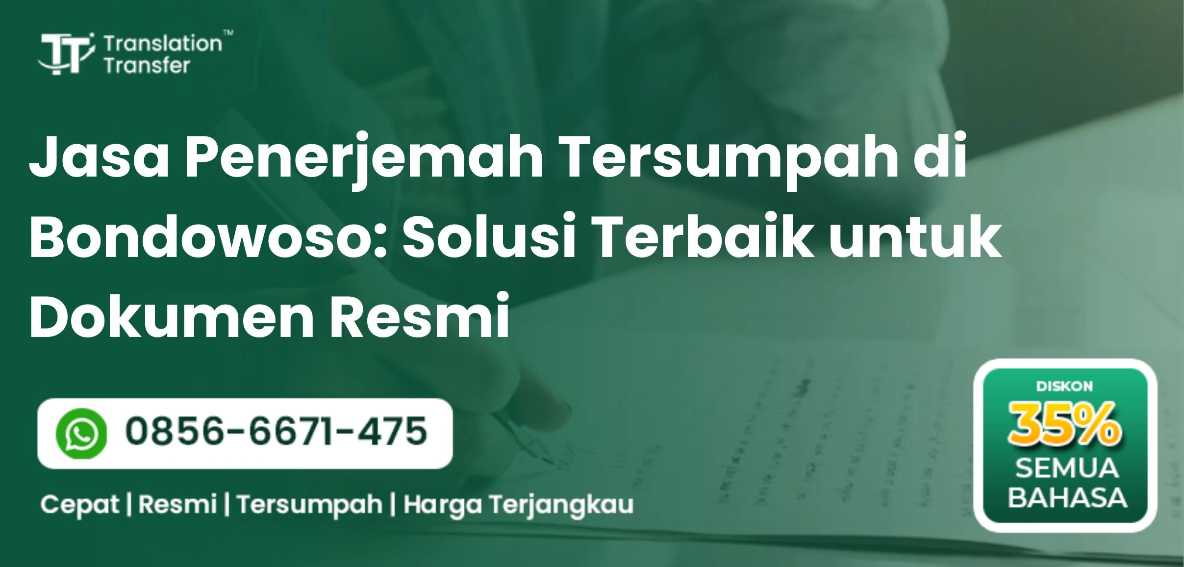 Jasa Penerjemah Tersumpah di Bondowoso