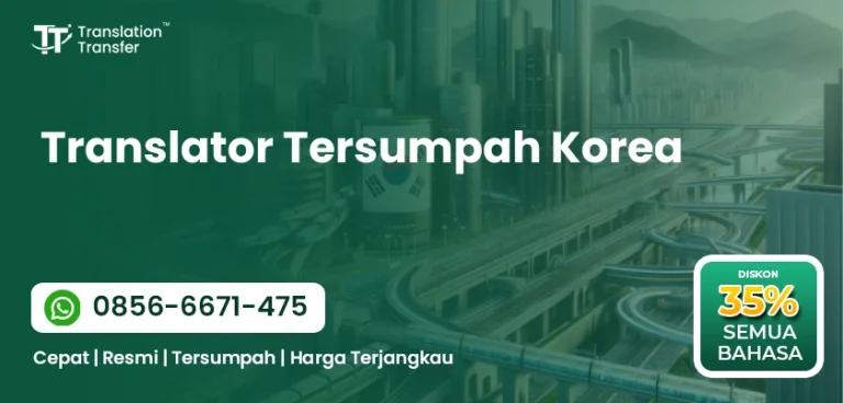 Translator Tersumpah Korea