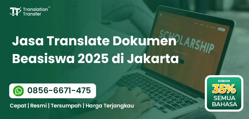 Jasa Penerjemah Tersumpah Resmi Dokumen Beasiswa 2025