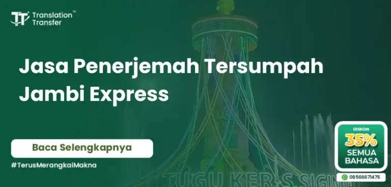 jasa penerjemah tersumpah jambi express