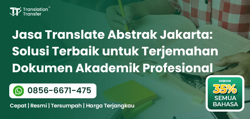 Jasa Translate Abstrak Jakarta