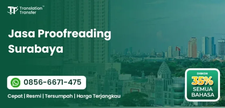 Jasa Proofreading Surabaya