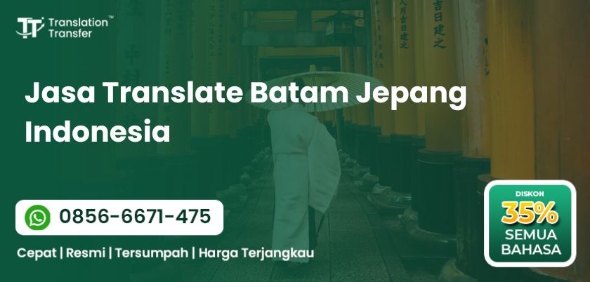Jasa Translate Batam Jepang Indonesia