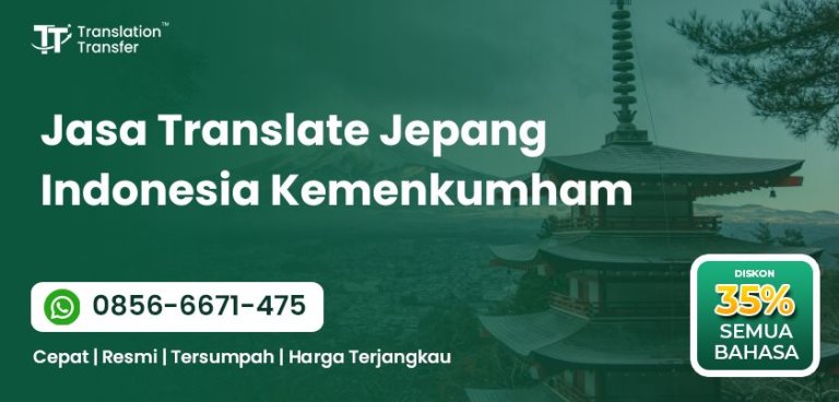 Jasa Translate Jepang Indonesia Kemenkumham