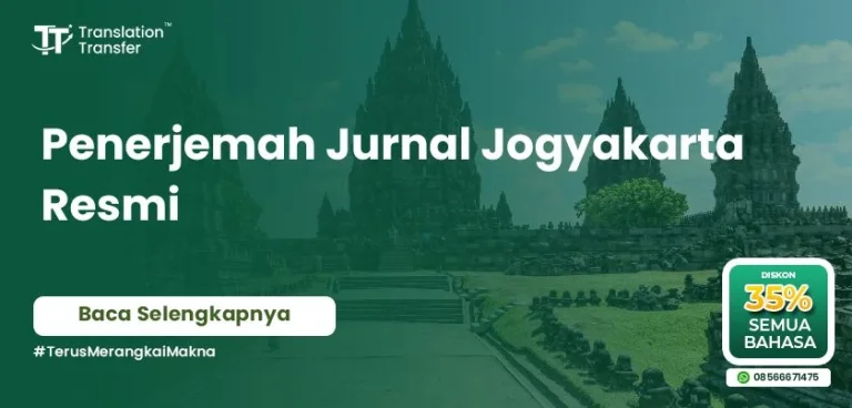 Penerjemah Jurnal Jogyakarta Resmi