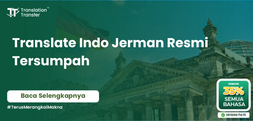 Translate Indo Jerman Resmi Tersumpah