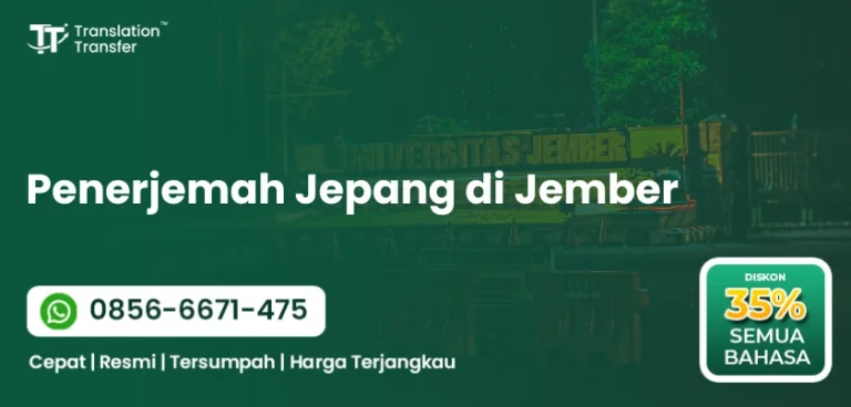 Penerjemah Jepang di Jember