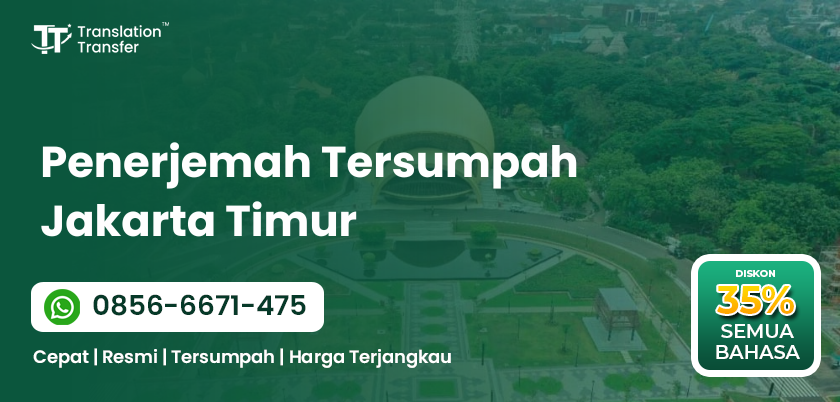 Penerjemah Tersumpah Jakarta Timur