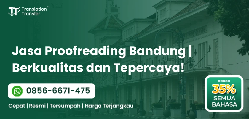 Jasa Proofreading Bandung