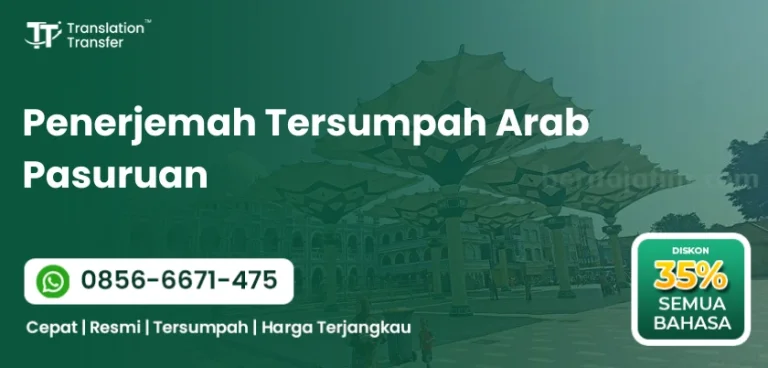 Penerjemah Tersumpah Arab Pasuruan