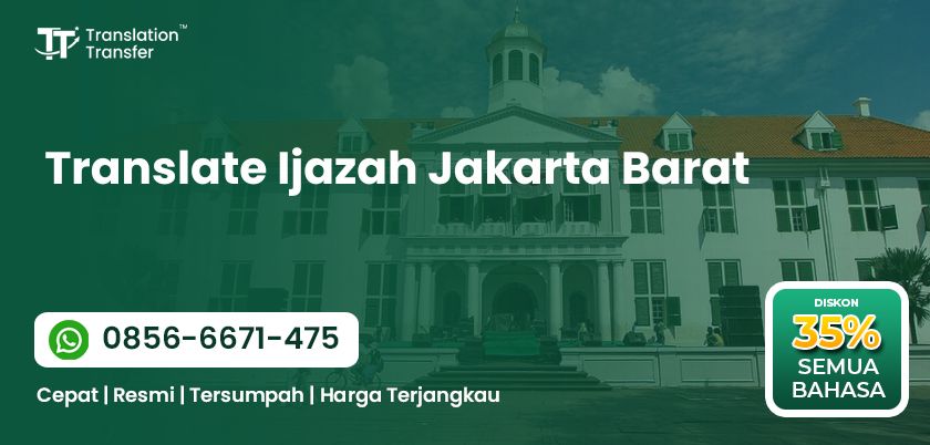 Translate Ijazah Jakarta Barat