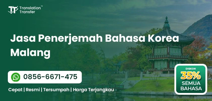 Jasa Penerjemah Bahasa Korea Malang