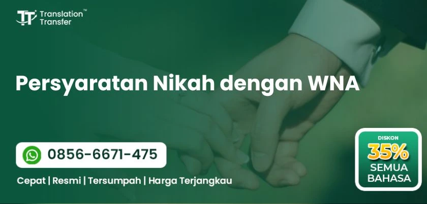 Persyaratan Nikah dengan WNA
