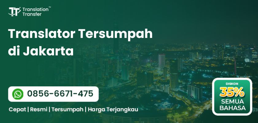 Translator Tersumpah di Jakarta