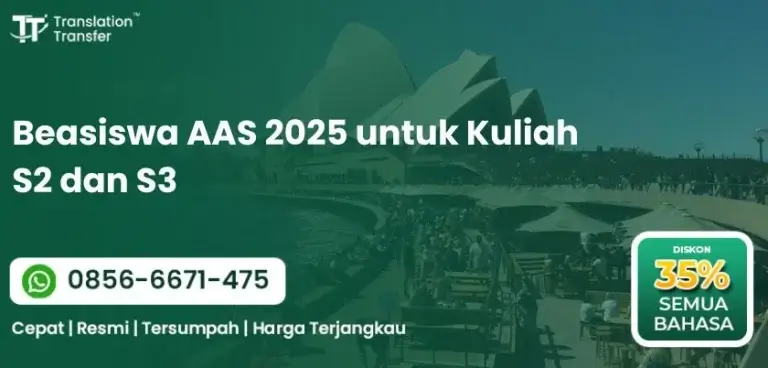 Beasiswa AAS 2025 untuk Kuliah S2 dan S3