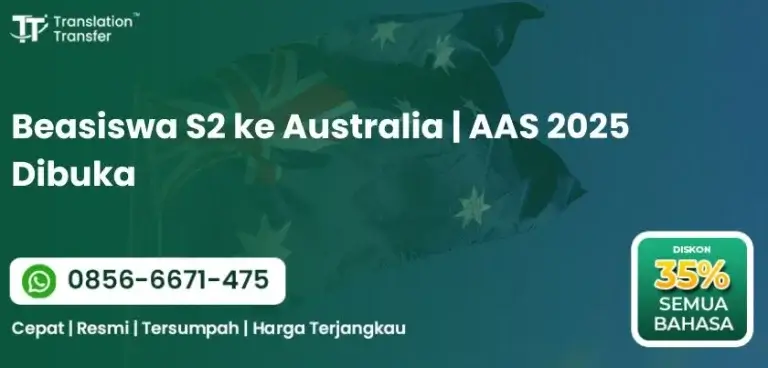 Beasiswa S2 ke Australia