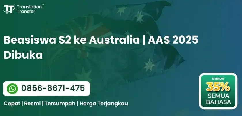 Beasiswa S2 ke Australia