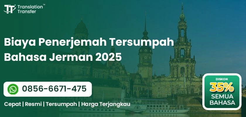 Biaya Penerjemah Tersumpah Bahasa Jerman 2025