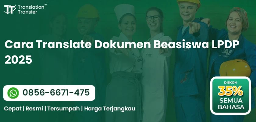 Cara Translate Dokumen Beasiswa LPDP 2025