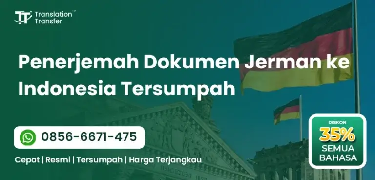 Penerjemah Dokumen Jerman ke Indonesia Tersumpah
