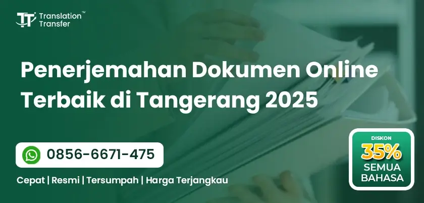 Penerjemahan Dokumen Online Terbaik di Tangerang 2025