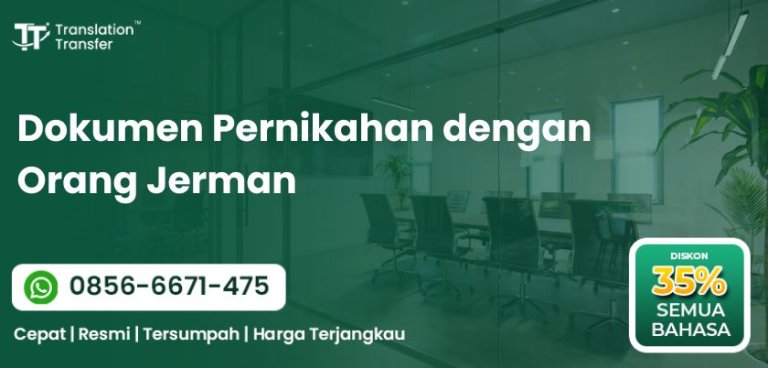 Dokumen Pernikahan dengan Orang Jerman