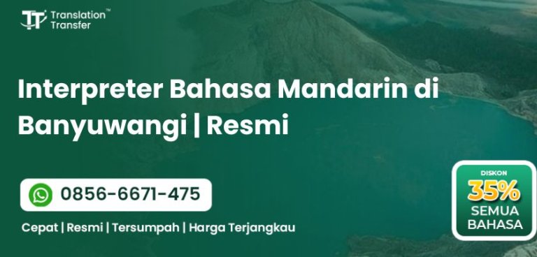 Interpreter Bahasa Mandarin di Banyuwangi | Resmi