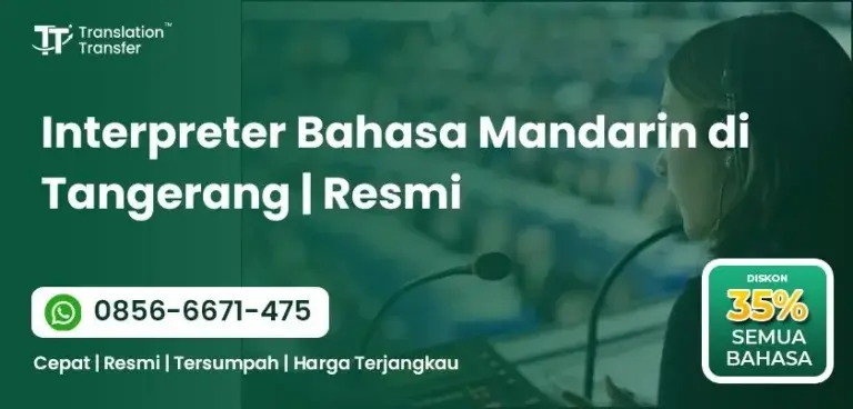 Interpreter Bahasa Mandarin di Tangerang | Resmi