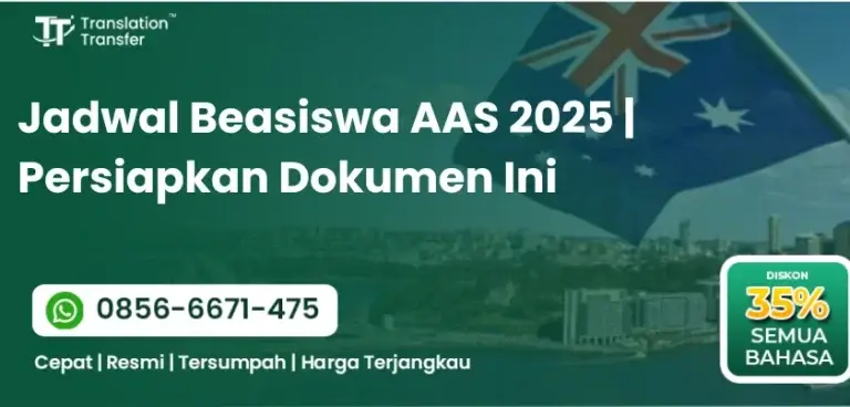 Jadwal Beasiswa AAS 2025 | Persiapkan Dokumen Ini