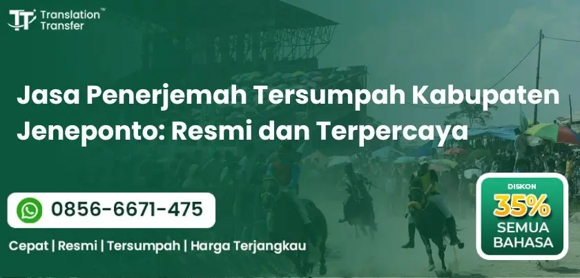 Jasa Penerjemah Tersumpah Kabupaten Jeneponto