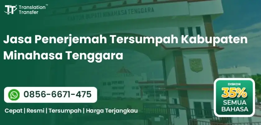 Jasa Penerjemah Tersumpah Kabupaten Minahasa Tenggara