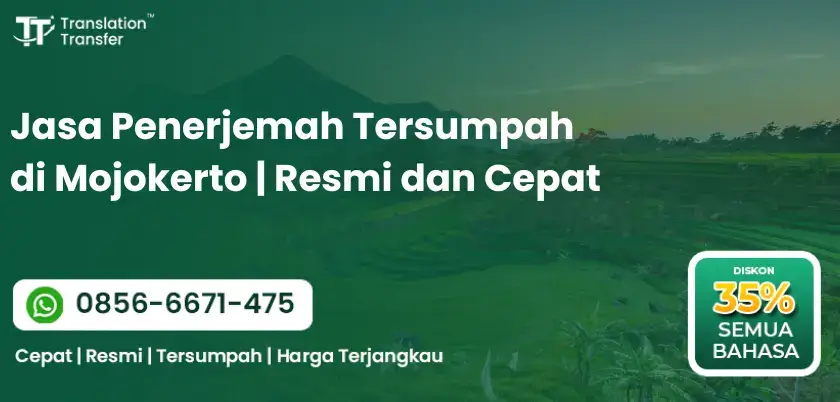 Jasa Penerjemah Tersumpah di Mojokerto | Resmi dan Cepat