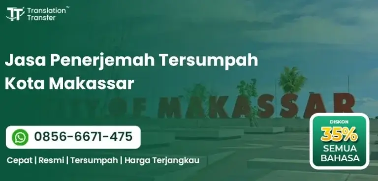 Jasa Penerjemah Tersumpah Kota Makassar