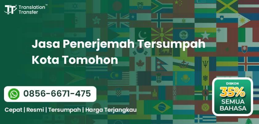 Jasa Penerjemah Tersumpah Kota Tomohon