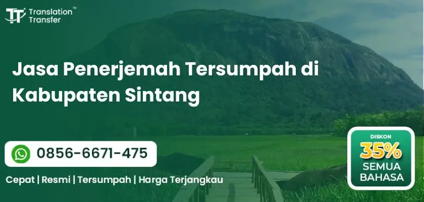 Jasa Penerjemah Tersumpah di Kabupaten Sintang
