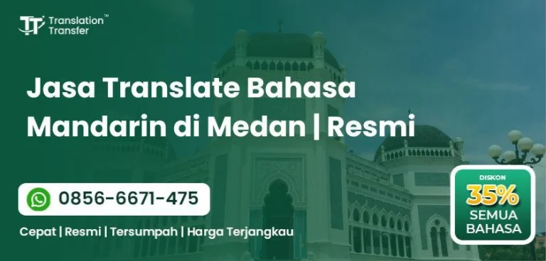 Jasa Translate Bahasa Mandarin di Medan | Resmi