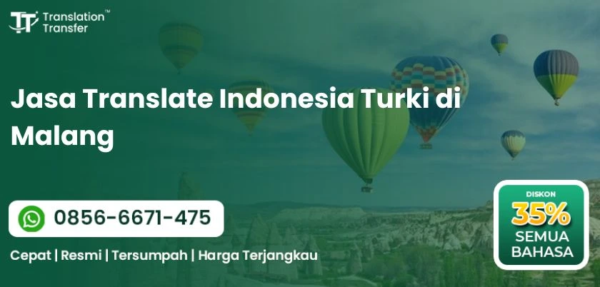 Jasa Translate Indonesia Turki di Malang