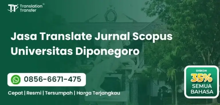 Jasa Translate Jurnal Scopus Universitas Diponegoro
